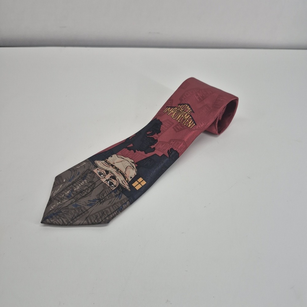 Home Improvement Vintage Wilson Neighbor Necktie Polyester Made in USA